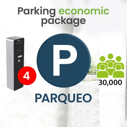   Software de parqueo económico (Licencia permanente para 4 TBM) (ZKBioCV-PARK-P4)